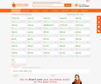 1224.com(Premium domain names for sale) Screenshot