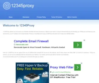 12345Proxy.org(De beste bron van informatie over 12345proxy) Screenshot