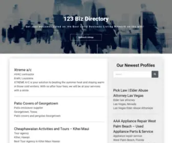 123Bizdirectory.com(Local Business Directory) Screenshot