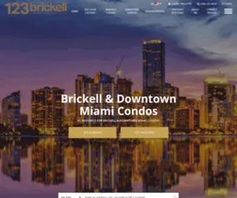 123Brickell.com(123 Brickell) Screenshot