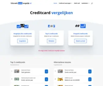 123Creditcardvergelijk.nl(Creditcard Vergelijken) Screenshot