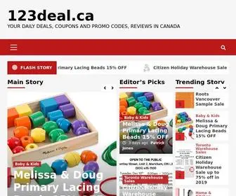 123Deal.ca(Your Daily Deals) Screenshot