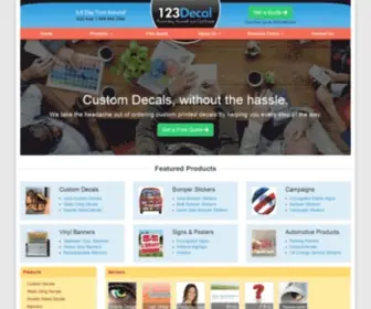 123Decal.com(Custom Decals) Screenshot