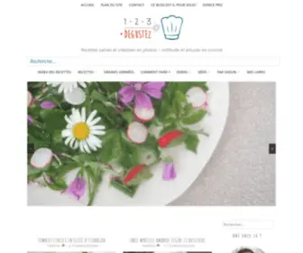 123Degustez.fr(Recettes saines et créatives en photos) Screenshot