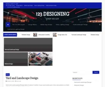123Designing.com(The 123 Site LayoutDesigning) Screenshot