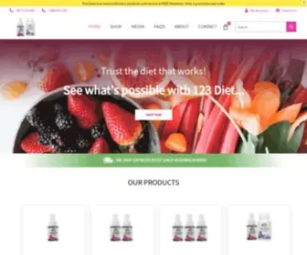 123Dietdrops.com(123 Diet Drops) Screenshot