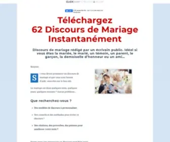 123Discours.com(Discours témoin mariage) Screenshot