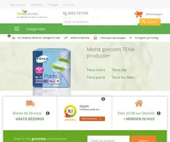 123Drogisterij.nl(De specialist in incontinentiematerialen) Screenshot