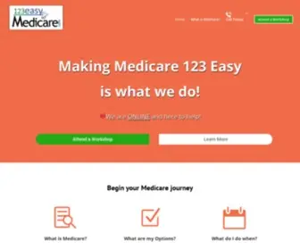 123Easymedicare.com(Making Medicare 123 Easy) Screenshot