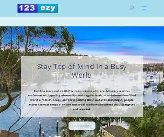 123Ezy.com(Mobile, responsive websites & social media) Screenshot