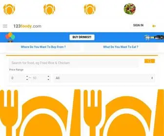 123Foody.com(123 Foody) Screenshot
