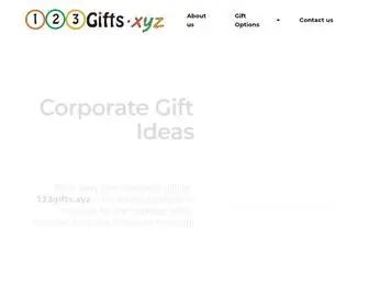 123Gifts.xyz(An ultimate corporate gifting solution partner) Screenshot