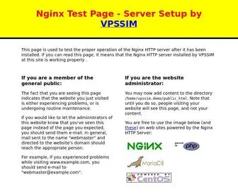 123Healthusa.com(Test Page for the Nginx HTTP Server) Screenshot