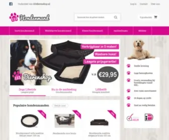 123Hondenmand.nl(Een mand voor elke hond) Screenshot