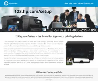 123Hpcomm.com(123.hp.com/setup) Screenshot