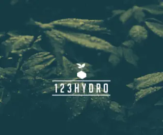 123HYdro.co.uk(Hydroponics Distribution) Screenshot