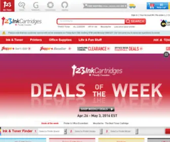 123Inkcartridge.ca(Printer Ink &amp; Toner Cartridges) Screenshot