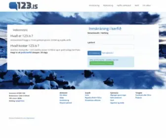 123.is(Heimasíður) Screenshot