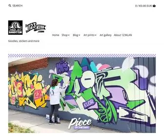 123Klan.com(Graffiti Art Store by 123KLAN) Screenshot