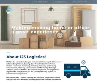 123Logistics.co.za(WordPress) Screenshot