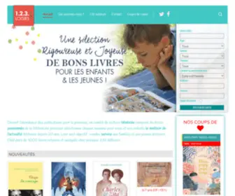 123Loisirs.com(Une sélection de livres pour toute la famille) Screenshot