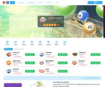 123Lotto.ca(Lotto game and entertainment) Screenshot