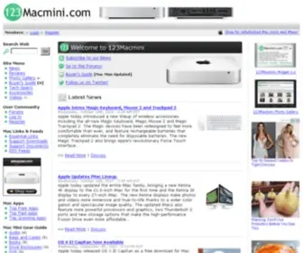 123Macmini.com(Mac Mini User Community) Screenshot