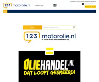 123Motorolie.nl(Castrol en Shell laagste prijs) Screenshot