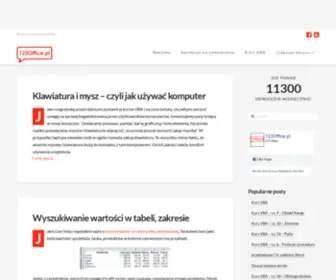 123Office.pl(Blog na temat Microsoft Office) Screenshot