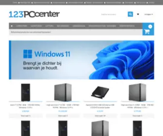 123Pccenter.nl(Welkom op 123pccenter) Screenshot