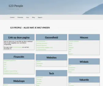 123People.nl(123 People) Screenshot