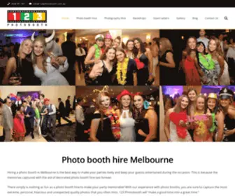 123Photobooth.com.au(Photo Booth Hire Melbourne) Screenshot