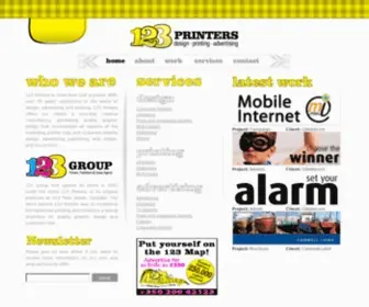 123Printers.com(123printers.com: design) Screenshot