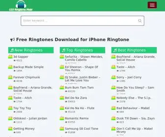 123Ringtone.mobi(Free Ringtones Download) Screenshot