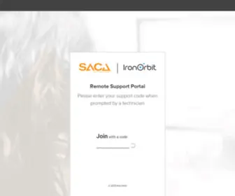 123Saca.com(Remote Support Portal) Screenshot