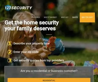 123Security.net(Home Security quotes) Screenshot