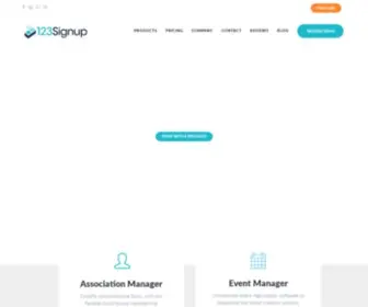 123Signup.com(123Signups Association & Event Management Software) Screenshot