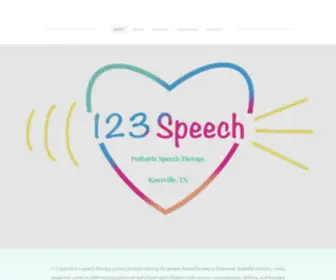 123Speech.com(Knoxville speech therapy) Screenshot