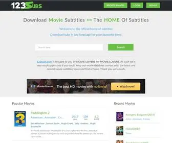 123Subs.com(100% satisfaction guaranteed. Hassle) Screenshot