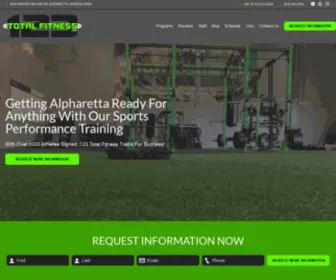 123Totalfitness.com(Alpharetta Sport Performance TrainingTotal Fitness) Screenshot