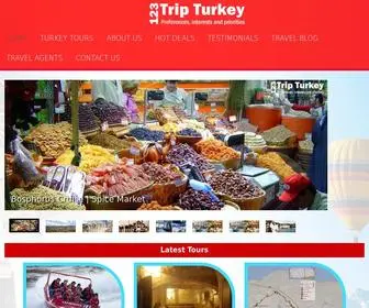 123Tripturkey.com(123 Trip Turkey Travel) Screenshot
