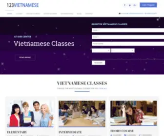 123Vietnamese.com(Vietnamese Language Classes Online) Screenshot