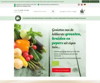 123Zaden.nl(Zaden kopen bij uw tuinzaden specialist) Screenshot