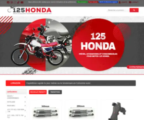 125-Honda.com(VENTE PIECES NEUVES MOTO HONDAxls xl tl cb xlr xr tlr cbs cbt sl jx cr mtx cbr nsr crm nx) Screenshot