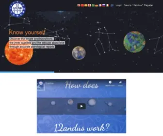 12Andus.com(Horoscope, dating, astrology, forecast, relationships) Screenshot