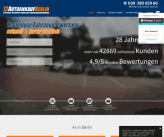 12Autoankauf-Berlin.de(Autoankauf) Screenshot