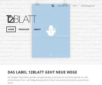 12Blatt.com(12 Blatt Kalender) Screenshot