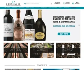 12Bouteilles.com(Vente de vin en ligne et de Champagne au meilleur prix) Screenshot