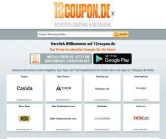 12Coupon.de(Schnell zum richtigem Gutschein) Screenshot