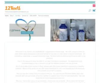 12Foru.com(Nutrients to support the body properly. All hand made and hand bottled. Small family owned company) Screenshot